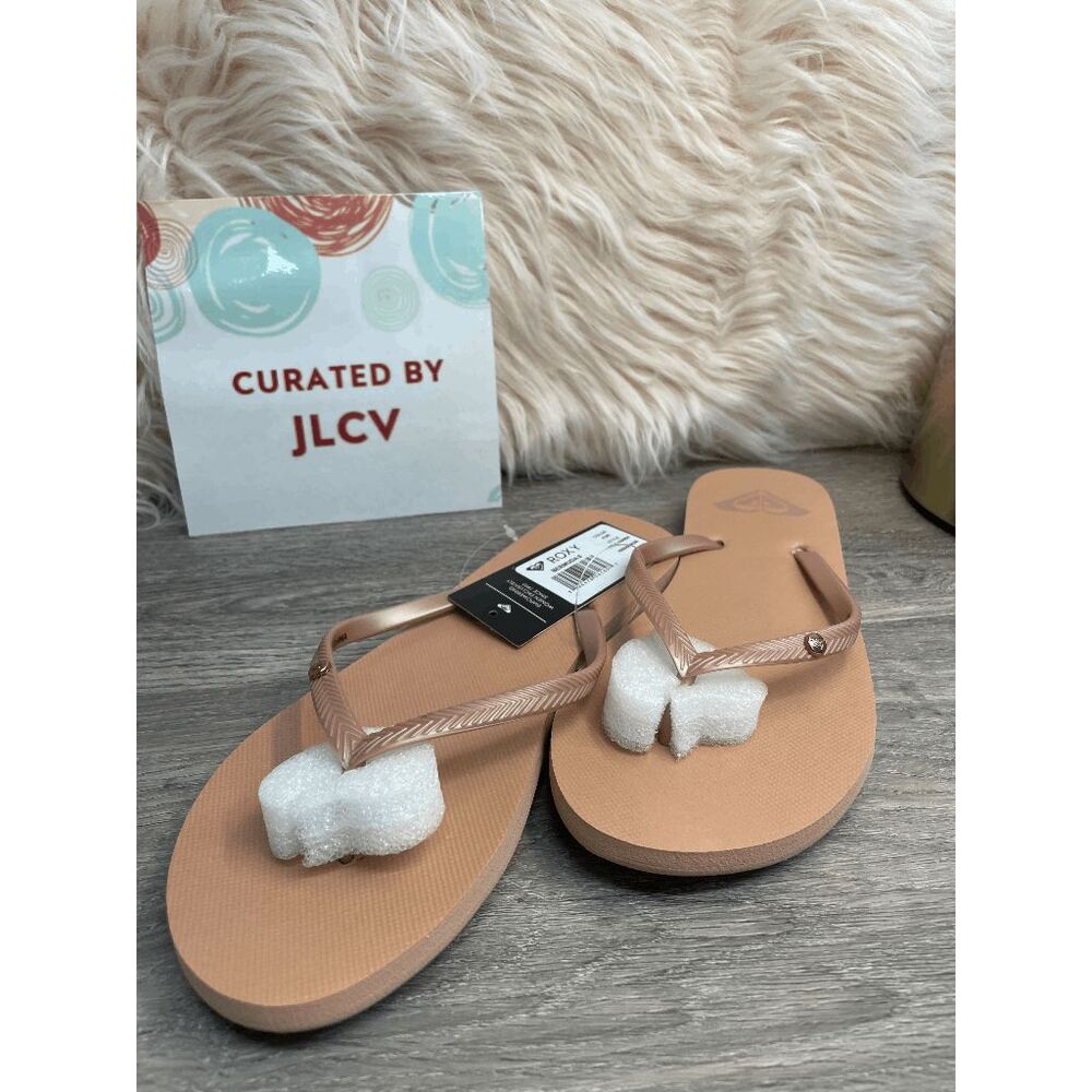 Roxy Women's Bermuda Flip Flop Sandals - Rose 9M